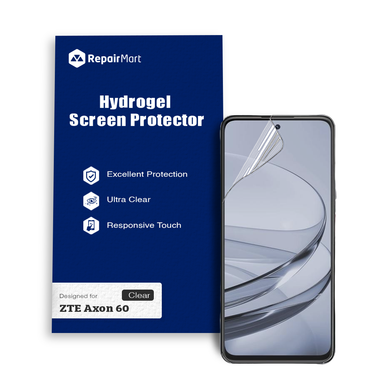 ZTE Axon 60 Compatible Premium Hydrogel Screen Protector With Full Coverage Ultra HD
